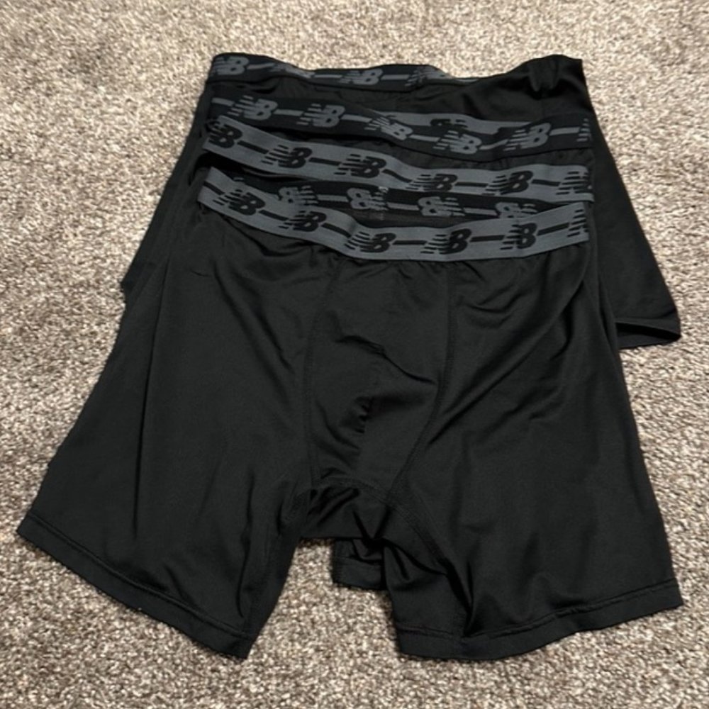 New Balance Premium Performance Boxer Briefs Size M 4-Pack